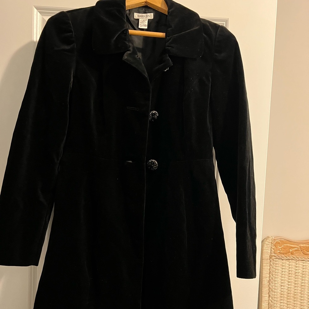 Harold's Classic Black Trench Coat